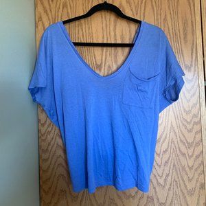 Oversized Express Tee shirt -blue